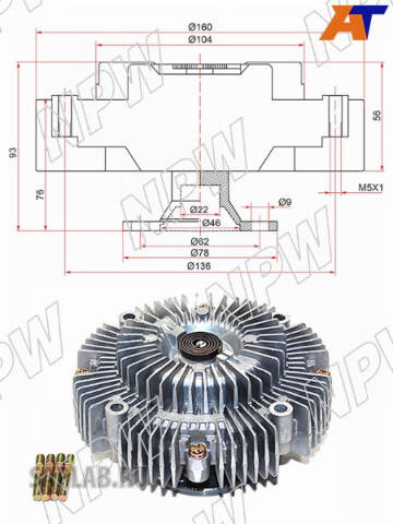 Купить запчасть NPW - T158F 