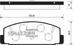 Купить запчасть SANGSIN BRAKE - SP2028 