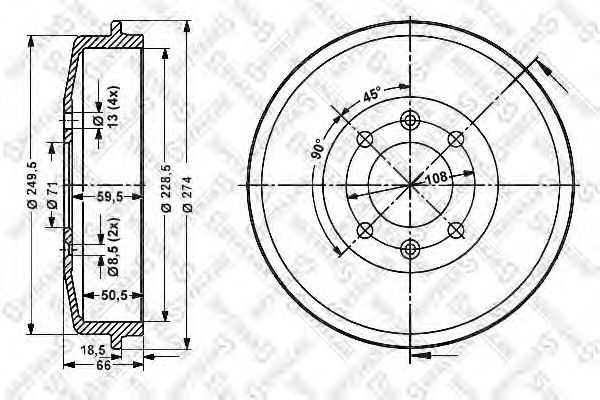 Купить запчасть STELLOX - 60253708SX 
