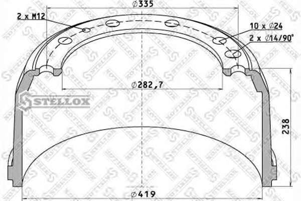 Купить запчасть STELLOX - 8500043SX 