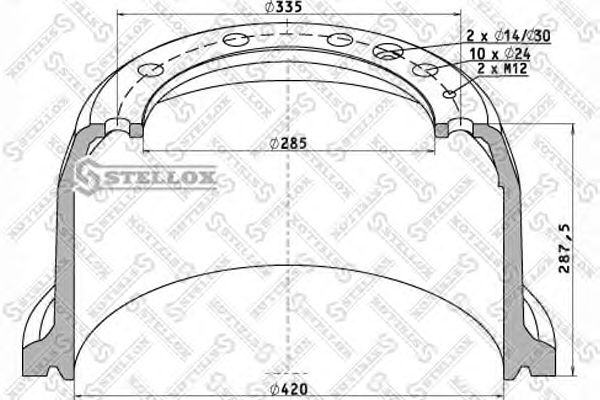 Купить запчасть STELLOX - 8500048SX 