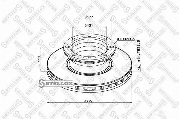 Купить запчасть STELLOX - 8500725SX 