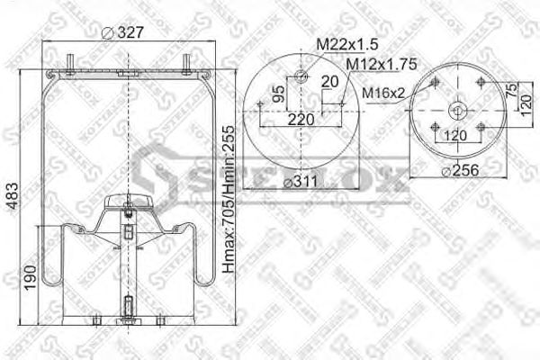 Купить запчасть STELLOX - 9007251SX 