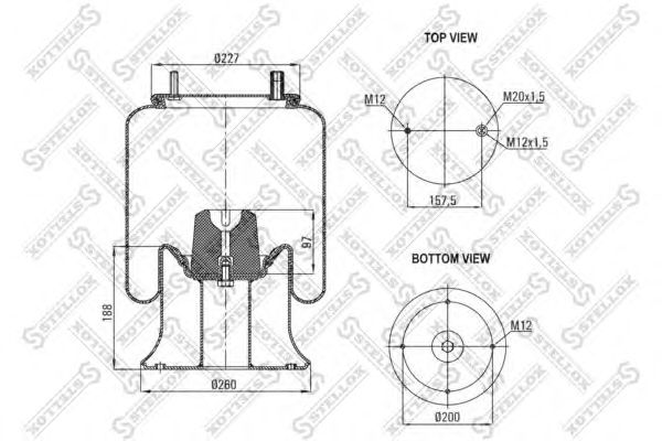 Купить запчасть STELLOX - 9041592SX 
