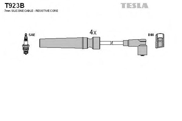 Купить TESLA T923B Провода зажигания Daewoo Nexia 2005-