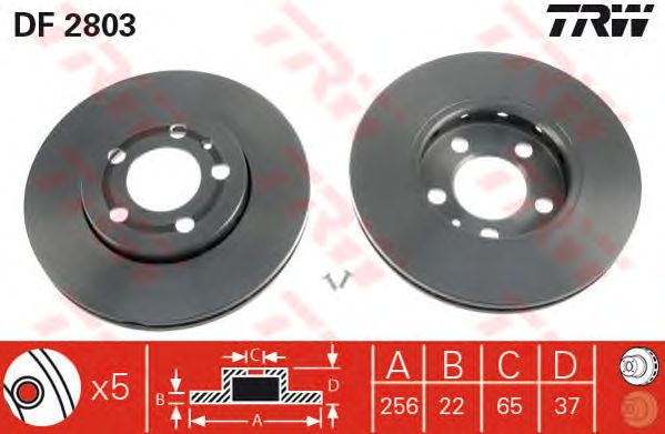 Купить запчасть TRW - DF2803 