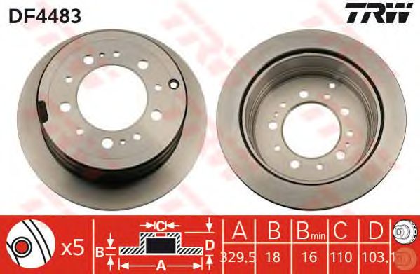 Купить запчасть TRW - DF4483 