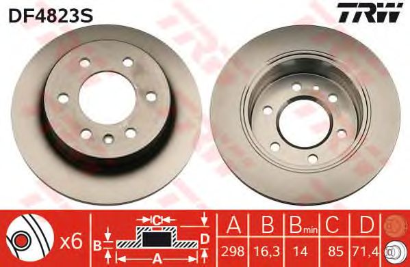Купить запчасть TRW - DF4823S 