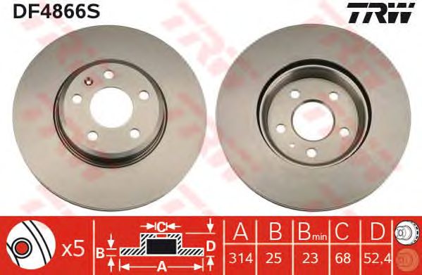 Купить запчасть TRW - DF4866S 