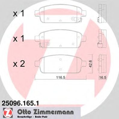 Купить запчасть ZIMMERMANN - 250961651 