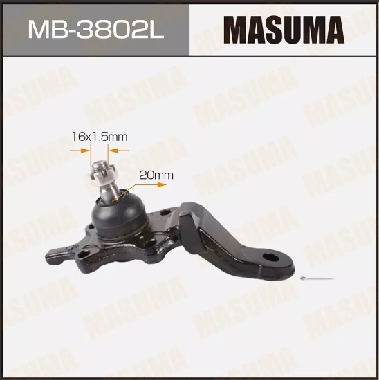Купить запчасть MASUMA - MB3802L Нижняя шаровая опора, левая Toyota Land Cruiser Prado 90, 95