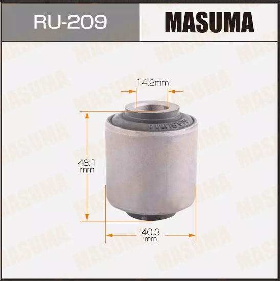Купить запчасть MASUMA - RU209 Сайлентблок задней тяги Панара, крепление к кузову Nissan Terrano Mistral
