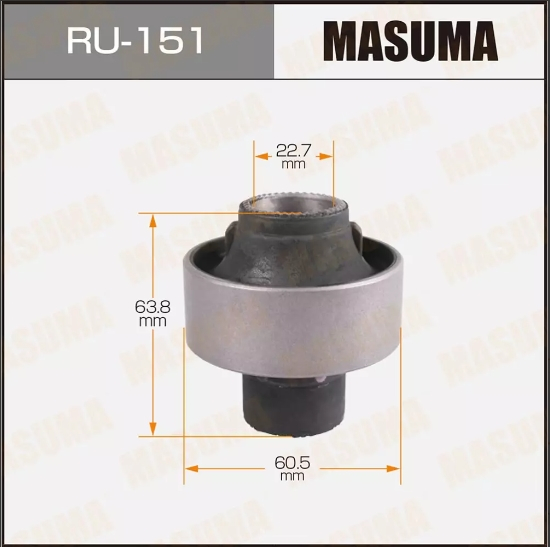 Купить запчасть MASUMA - RU151 Сайлентблок переднего рычага, задний Toyota CALDINA, CARINA, IPSUM 4WD 92-01
