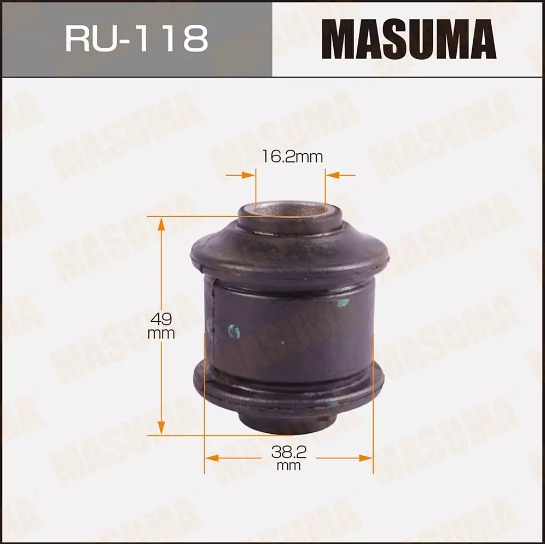 Купить запчасть MASUMA - RU118 Сайлентблок поперечной тяги Панара Mitsubishi Pajero 2, Delica, Montero Sport