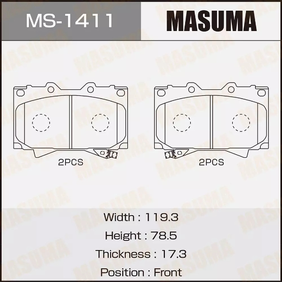 Купить запчасть MASUMA - MS1411 