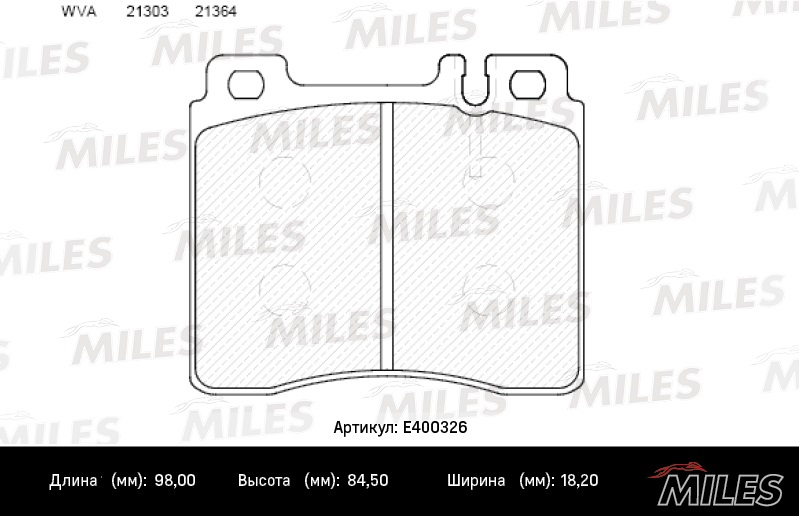 Купить запчасть MILES - E400326 