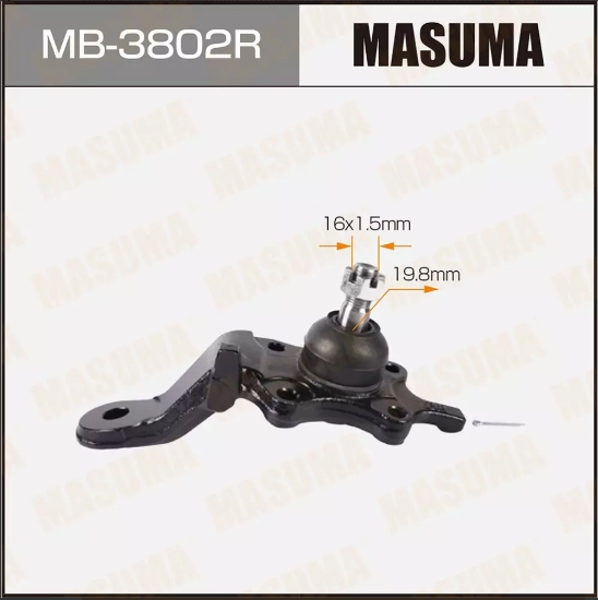 Купить запчасть MASUMA - MB3802R Нижняя шаровая опора, правая Toyota Land Cruiser Prado 90, 95