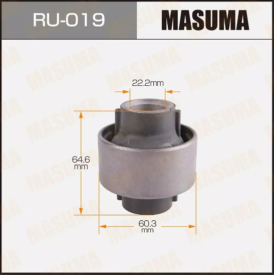 Купить запчасть MASUMA - RU019 Сайлентблок продольного рычага Toyota Altezza, Chaser, Cresta, Crown, MARK II