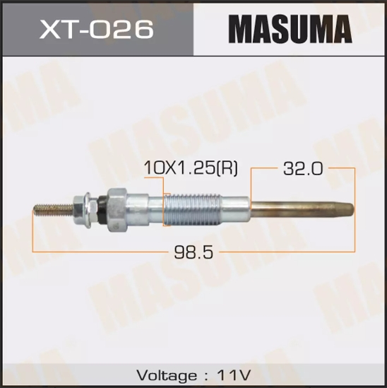 Купить запчасть MASUMA - XT026 Свеча накала Toyota 2L 3L 5L
