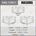Купить запчасть MASUMA - MS1351 