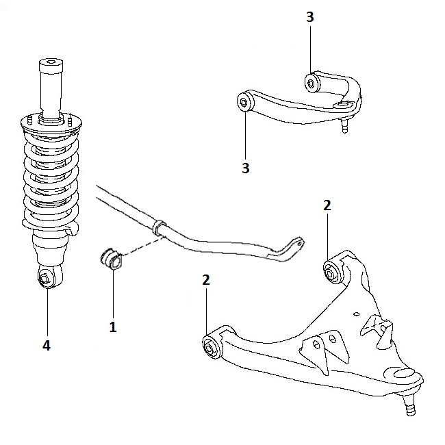Передняя подвеска Ниссан Патрол 62