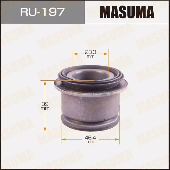 Купить запчасть MASUMA - RU197 Сайлентблок переднего верхнего рычага, передний Mitsubishi Delica SPACE GEAR, L300, L400