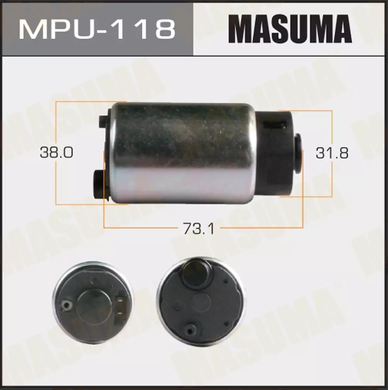 Купить запчасть MASUMA - MPU118 Бензонасос Toyota Hiace 200 2.7