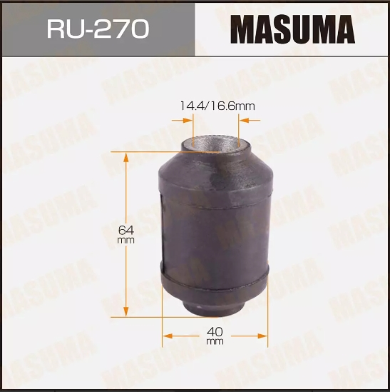 Купить запчасть MASUMA - RU270 Сайлентблок переднего нижнего рычага Mitsubishi Pajero 2, Montero Sport