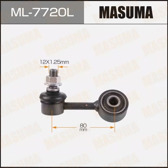 Купить запчасть MASUMA - ML7720L Стойка переднего стабилизатора левая Mitsubishi Pajero 2