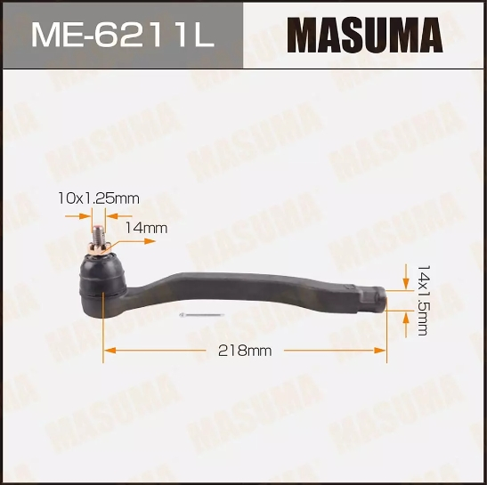 Купить запчасть MASUMA - ME6211L Рулевой наконечник левый Honda Accord Odyssey 1994-2000