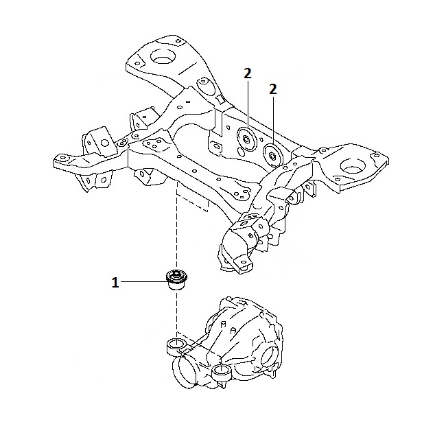 Задний редуктор Ниссан Патрол 62