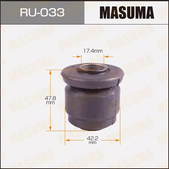 Купить запчасть MASUMA - RU033 Сайлентблок переднего верхнего рычага Nissan Terrano; Mistral R20