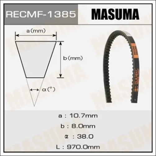 Купить запчасть MASUMA - 1385 Ремень генератора Mitsubishi Pajero Delica 2.8 4M40