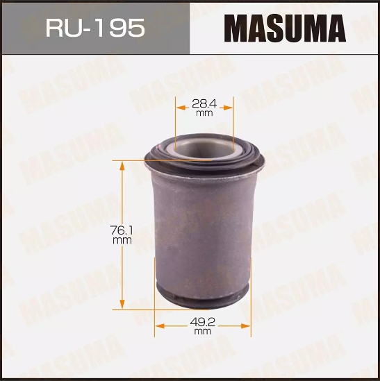 Купить запчасть MASUMA - RU195 Сайлентблок переднего верхнего рычага, задний Mitsubishi Delica SPACE GEAR, L300, L400