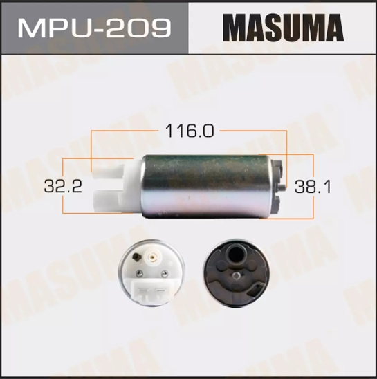 Купить запчасть MASUMA - MPU209 Бензонасос Infiniti M35
