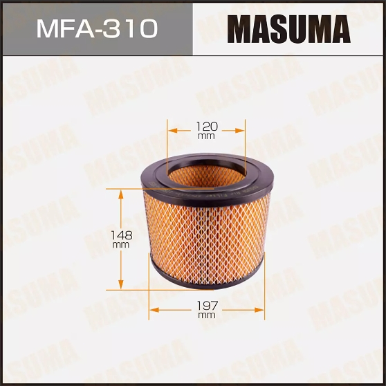 Купить запчасть MASUMA - MFA310 Воздушный фильтр Toyota Surf 130 1KZ