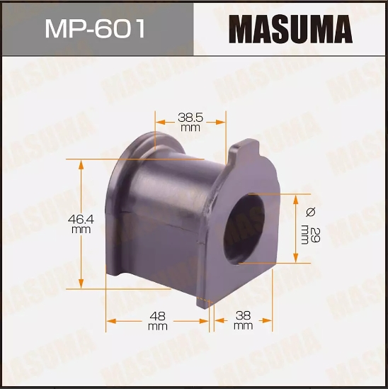 Купить запчасть MASUMA - MP601 Втулка переднего стабилизатора D=28 Toyota Land Cruiser Prado 120