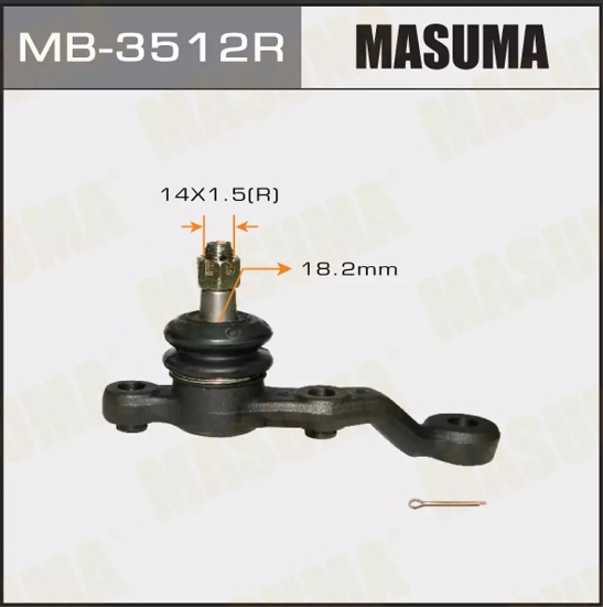Купить запчасть MASUMA - MB3512R Нижняя шаровая опора правая Toyota Chaser Cresta Mark2