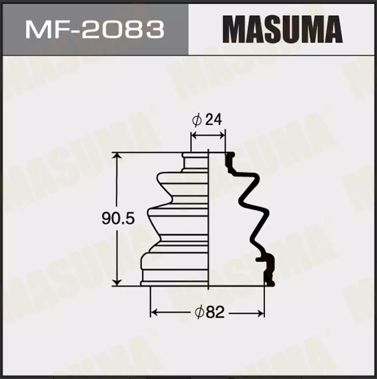 Купить запчасть MASUMA - MF2083 Пыльник внутренней гранаты Mitsubishi Pajero 2 Delica Montero Sport