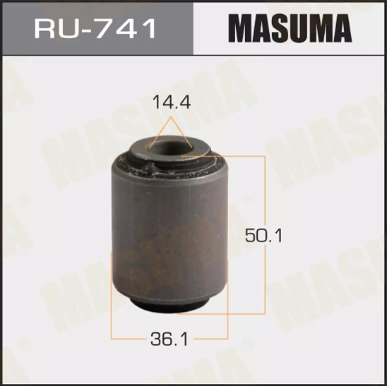 Купить запчасть MASUMA - RU741 Сайлентблок задней поперечной тяги Toyota Land Cruiser 100, 200, Prado 120, 150