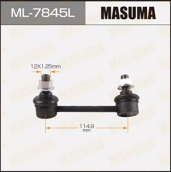 Купить запчасть MASUMA - ML7845L Стойка заднего стабилизатора левая Mitsubishi Pajero 3 4