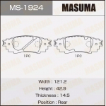Купить запчасть MASUMA - MS1924 