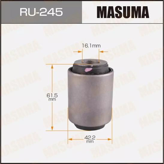 Купить запчасть MASUMA - RU245 Сайлентблок заднего нижнего поперечного рычага Mitsubishi Pajero 3, 4