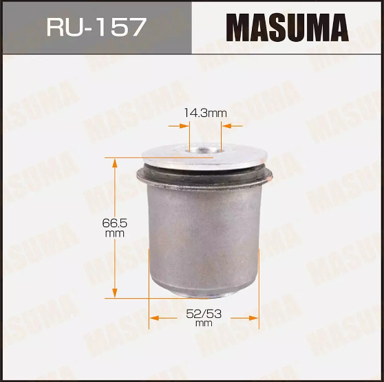 Купить запчасть MASUMA - RU157 Cайлентблок переднего верхнего рычага Toyota Land Cruiser 100 Lexus LX470