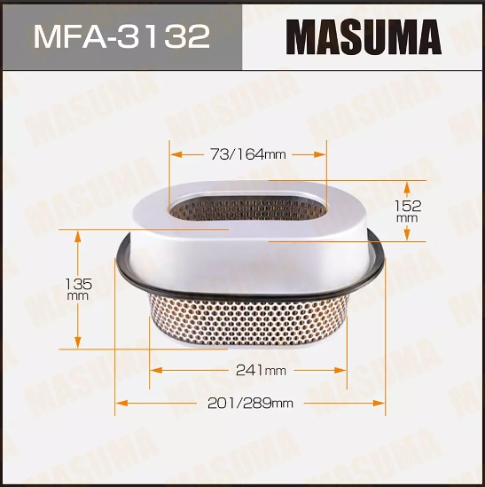 Купить запчасть MASUMA - MFA3132 Воздушный фильтр Mitsubishi Delica Булка L400 4D56, 4M40