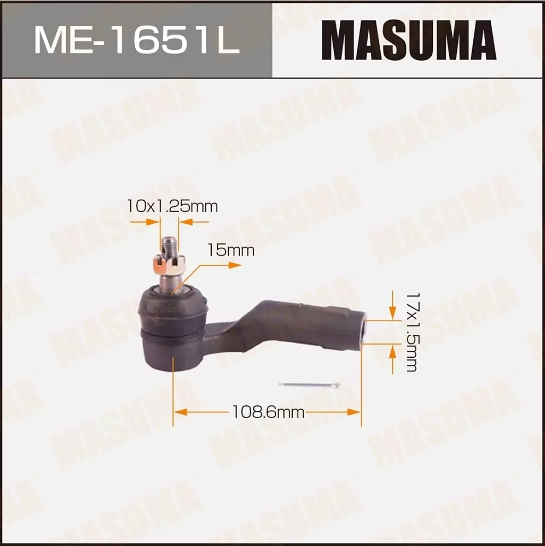 Купить запчасть MASUMA - ME1651L Рулевой наконечник левый Mazda 3 MAZDA 5