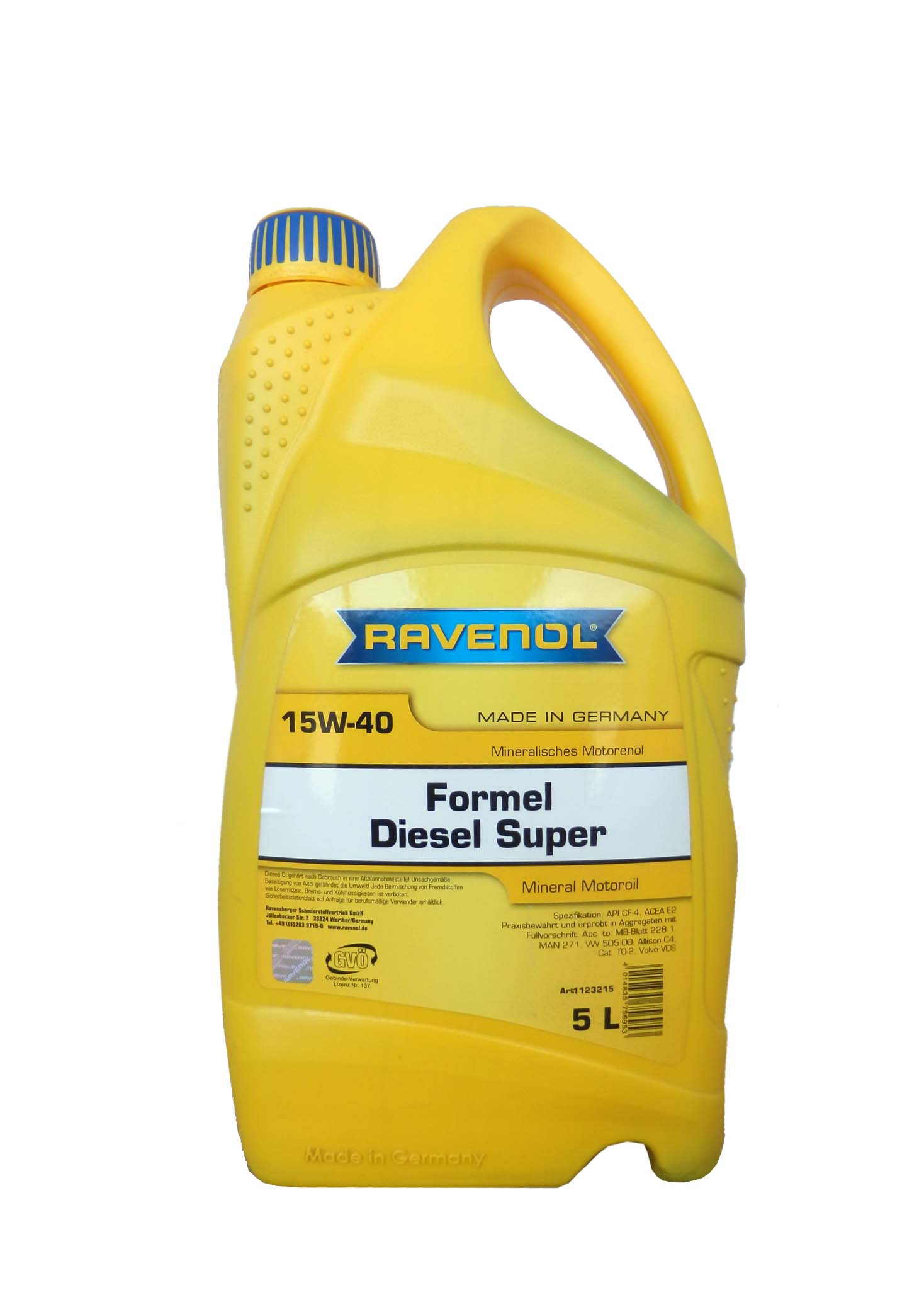 Купить Ravenol 4014835756953 Formel Diesel Super SAE 15W-40