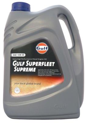Купить Gulf 8717154959307 Superfleet Supreme SAE 15W-40 (5л)