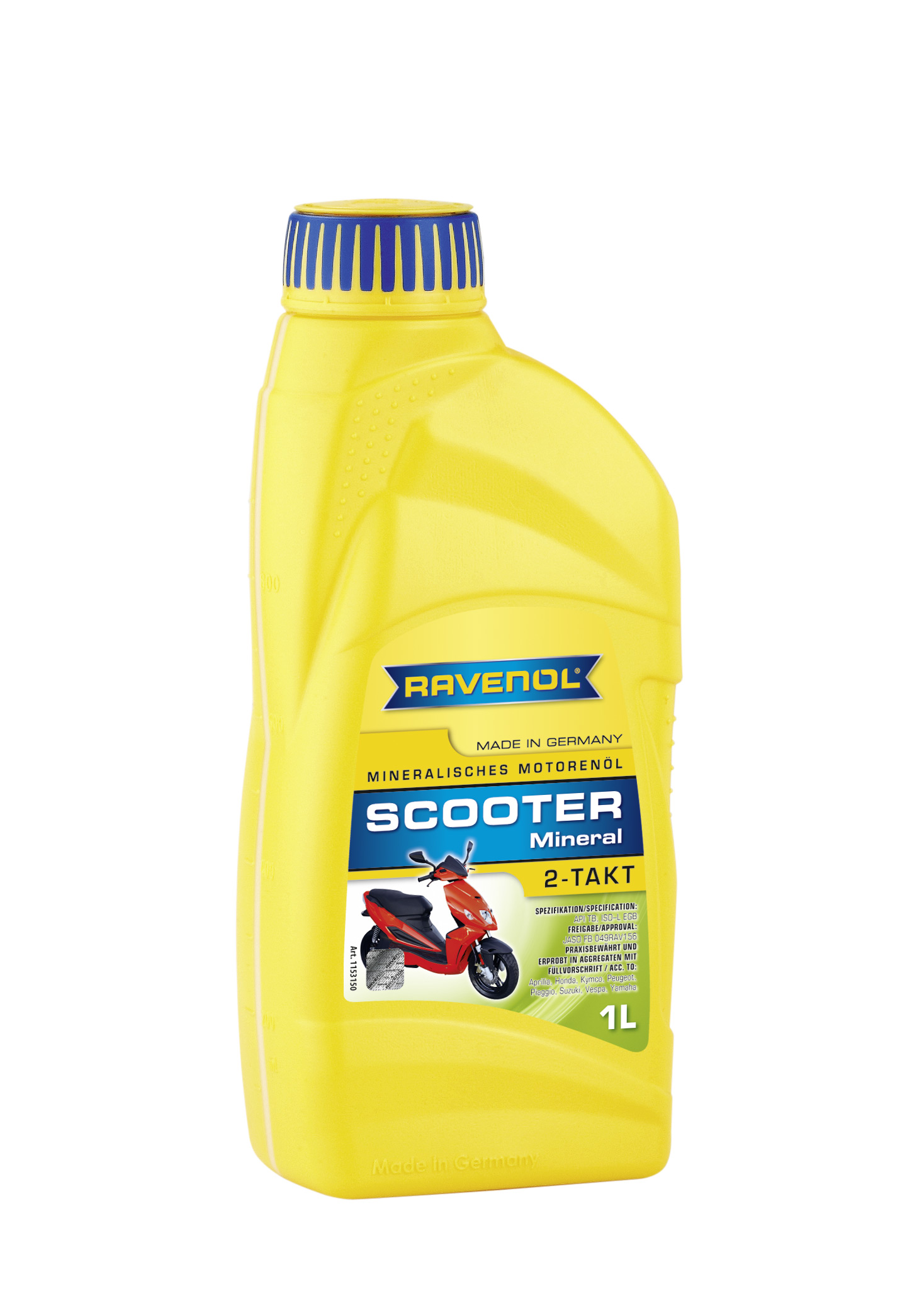 Купить Ravenol 4014835728813 для 2-Такт скутеров Scooter 2-Takt Mineral (1л) new