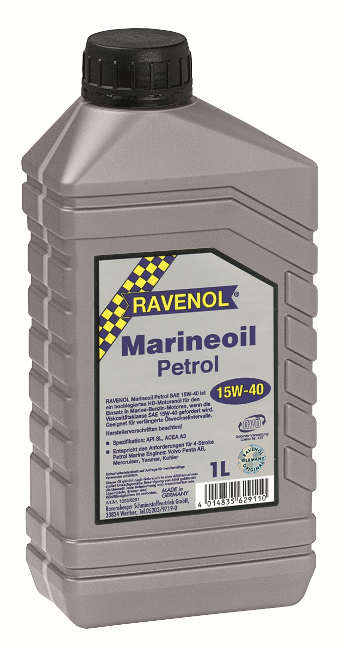 Купить Ravenol 4014835629110 Marineoil Petrol 15W40, 1л